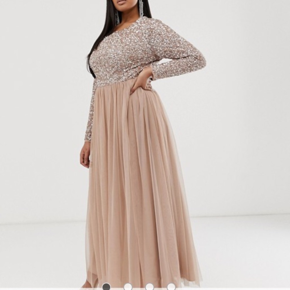 Sequined Maya bridesmaid dress size 16
